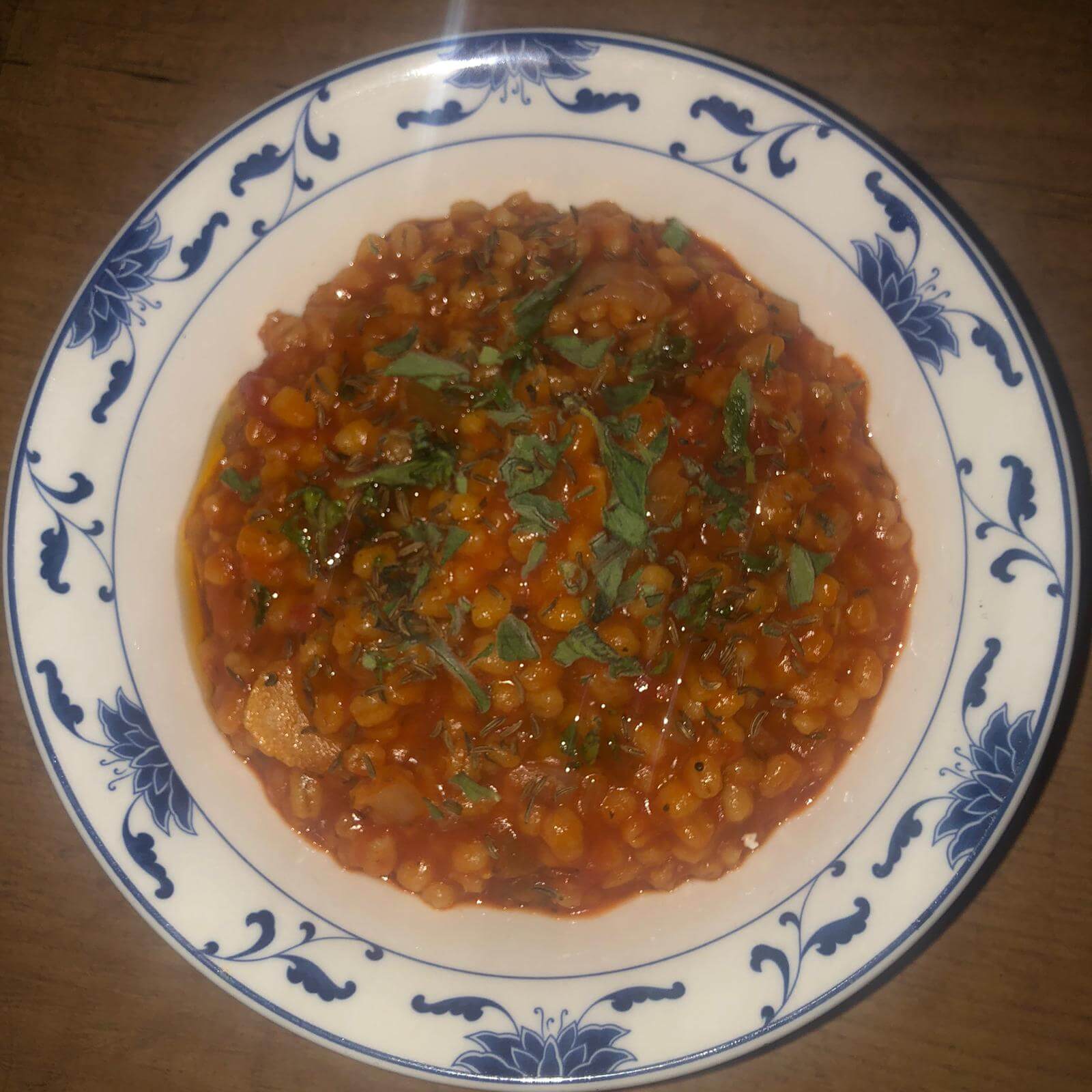 Pearl Barley and Tomato Risotto